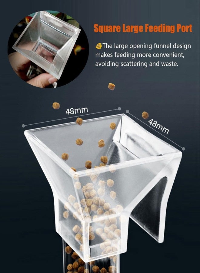 KINGYEENUO Shrimp Feeder Set - Aquarium Fish Feeder Tube Kit with Feeding Ring, Cleaning Brush, Tank Feeding Tube - Image 5